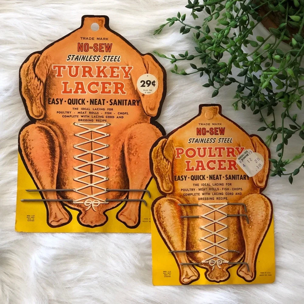 Vintage poultry lacers
